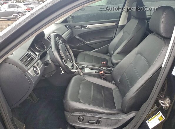 1VWLA7A37KC012852 2019 VOLKSWAGEN PASSAT Black Front interior view