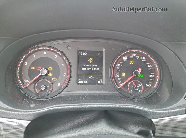 1VWMA7A35NC001079 2022 VOLKSWAGEN PASSAT Серый Вид щитка приборов