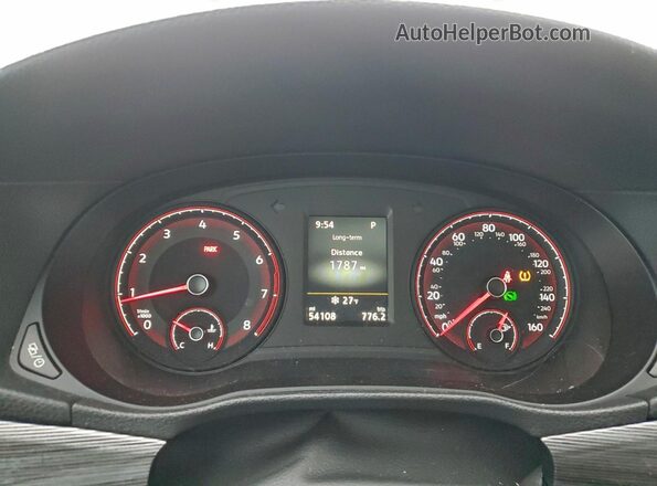 1VWMA7A38LC024675 2020 VOLKSWAGEN PASSAT Gray Սարքավորումների վահանակի տեսք
