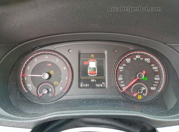 1VWSA7A38LC024666 2020 VOLKSWAGEN PASSAT Gray Սարքավորումների վահանակի տեսք
