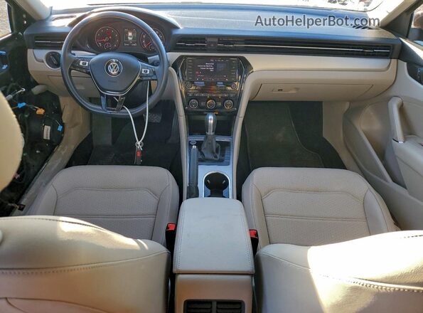 1VWWA7A39LC011815 2020 VOLKSWAGEN PASSAT Черный Вид панели приборов