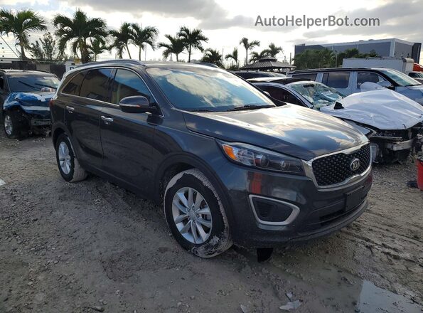 5XYPG4A38JG344438 2018 KIA SORENTO Charcoal 