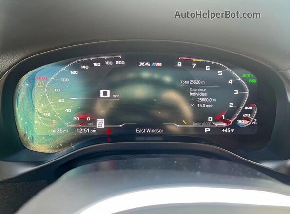 5YM23EC00N9M73920 2022 BMW X4 White უკანა ხედი