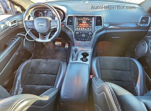 1C4RJFDJ4HC811675 2017 JEEP GRAND CHER Black Vista del cuadro de instrumentos