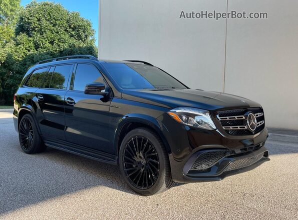 4JGDF7FE1KB235179 2019 MERCEDES-BENZ GLS-CLASS Black Tył lewy