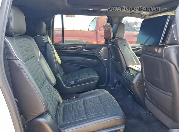 1GYS4RKL0PR165040 2023 CADILLAC ESCALADE White ძრავის განყოფილების ხედი