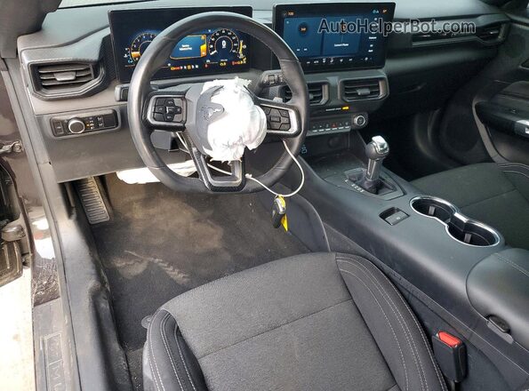 1FA6P8CF7R5428741 2024 FORD MUSTANG Черный Вид щитка приборов