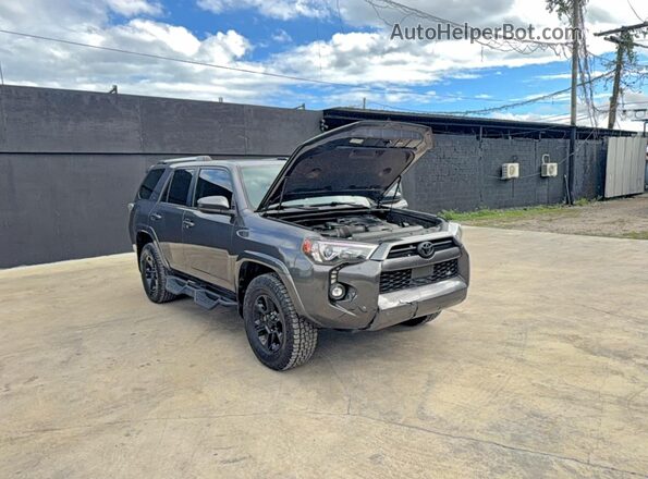 JTEMU5JR6M5902253 2021 TOYOTA 4RUNNER Gray Սալոնի 360 աստիճան տեսք