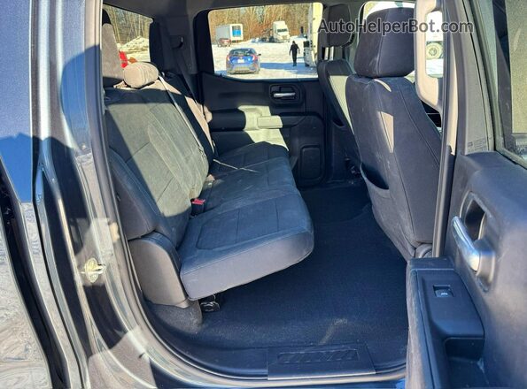 3GCUYDED8MG157015 2021 CHEVROLET SILVERADO Gray Вид салону спереду