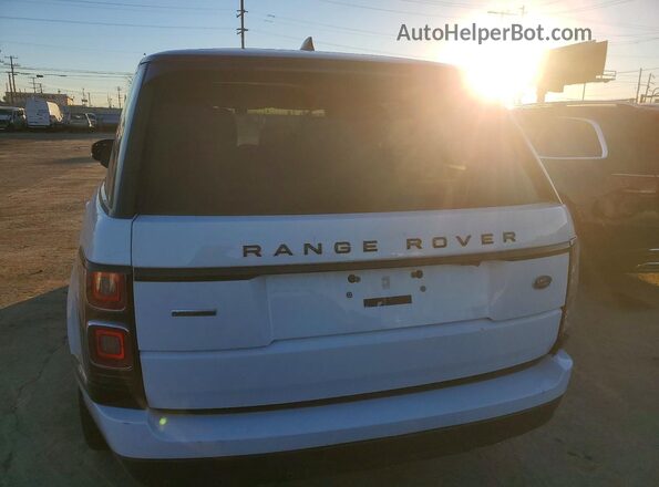SALGS2RE5JA513705 2018 LAND ROVER RANGE White წინა სალონის ხედი