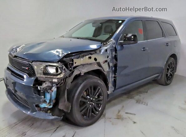 1C4RDHDG8LC184253 2020 DODGE DURANGO Синий Задняя правая четверть