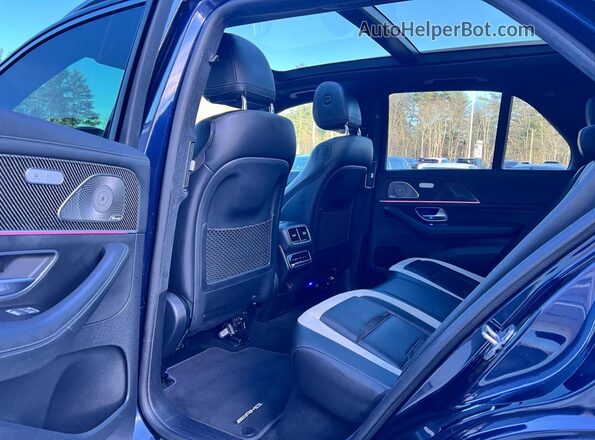 4JGFB8KB8NA820535 2022 MERCEDES-BENZ GLE Blue Вид салону спереду