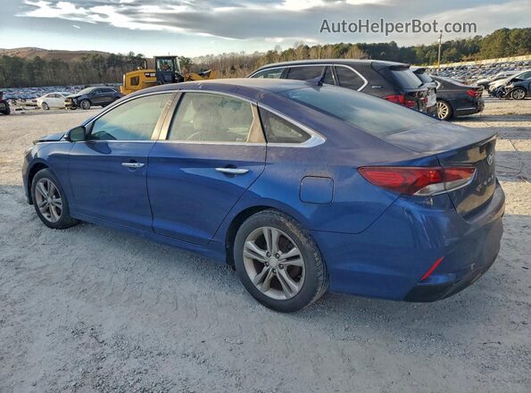 5NPE34AF8JH719475 2018 HYUNDAI SONATA Blue 
