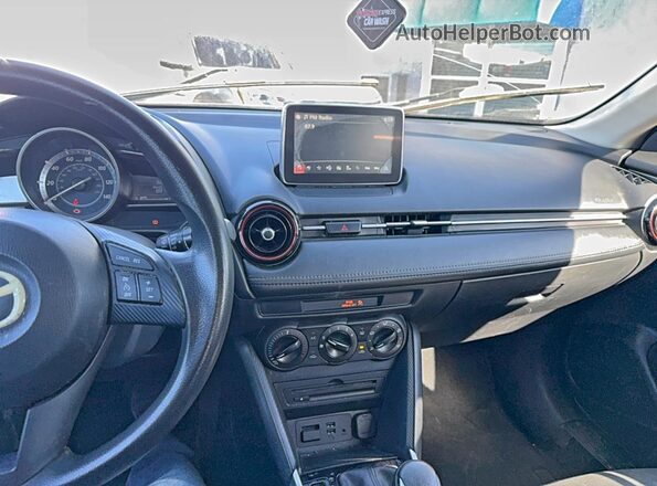 JM1DKBB71G0123172 2016 MAZDA CX-3 Black Вид задніх сидінь