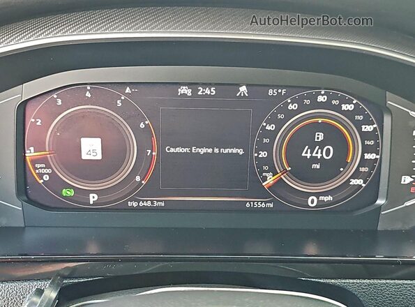 WVWAR7AN4NE008027 2022 VOLKSWAGEN ARTEON White Вид щитка приладів