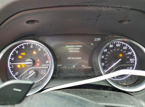 4T1G11BK1LU006558 2020 TOYOTA CAMRY Red Widok tylnych siedzeń