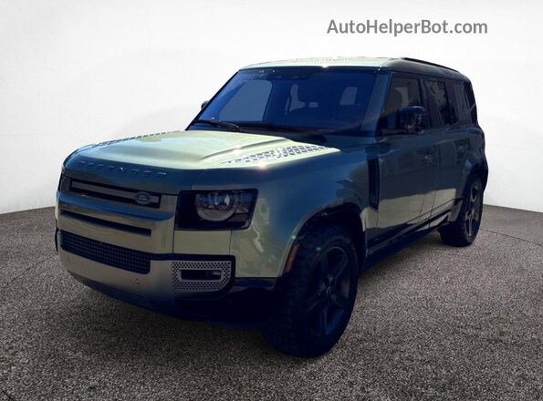 SALE27RU7M2039511 2021 LAND ROVER DEFENDER Зеленый Задняя правая четверть