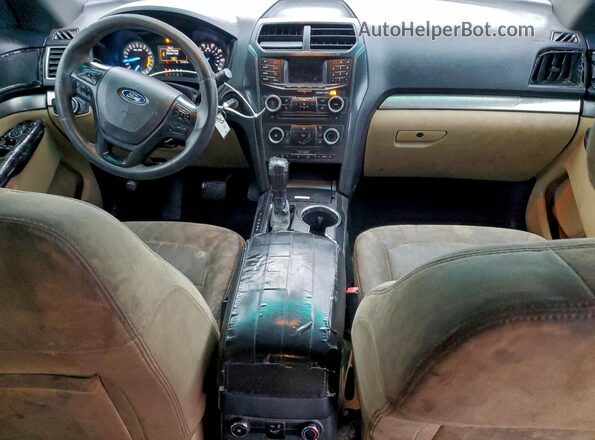1FM5K7B84GGA04108 2016 FORD FORD EXPLORER Black Widok zestawu wskaźników