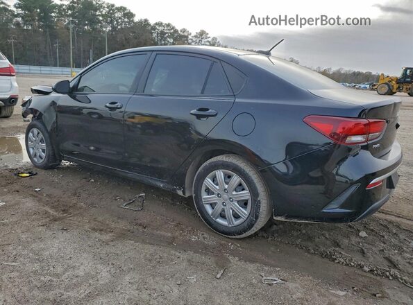 3KPA24AD1NE466719 2022 KIA RIO Black Trasero derecho