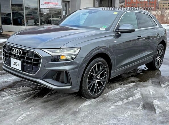 WA1EVAF19LD025211 2020 AUDI Q8 Gray Trasero izquierdo