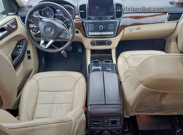 4JGDF7DE2HA792216 2017 MERCEDES-BENZ GLS-CLASS White Vista del cuadro de instrumentos