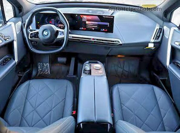 WB533CF00PCM61328 2023 BMW IX Gray Widok zestawu wskaźników