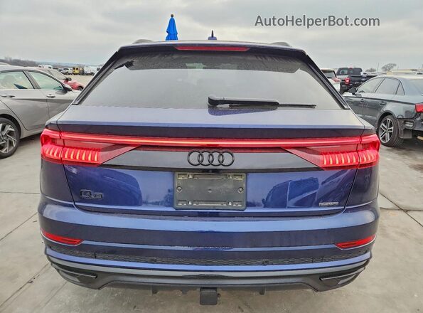 WA1FVAF17MD026251 2021 AUDI Q8 Blue წინა სალონის ხედი