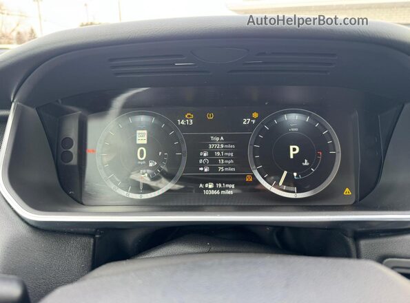 SALWR2FV1HA146758 2017 LAND ROVER RANGE ROVER Gray Instrument cluster view