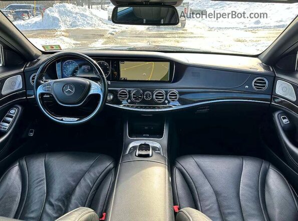 WDDUG8FB3GA225611 2016 MERCEDES-BENZ S Black ხელსაწყოთა პანელის ხედი