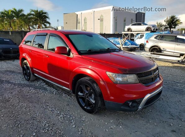 3C4PDCGBXJT252063 2018 DODGE JOURNEY Red 