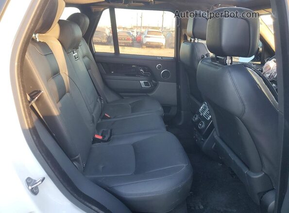 SALGS2RE5JA513705 2018 LAND ROVER RANGE White ძრავის განყოფილების ხედი