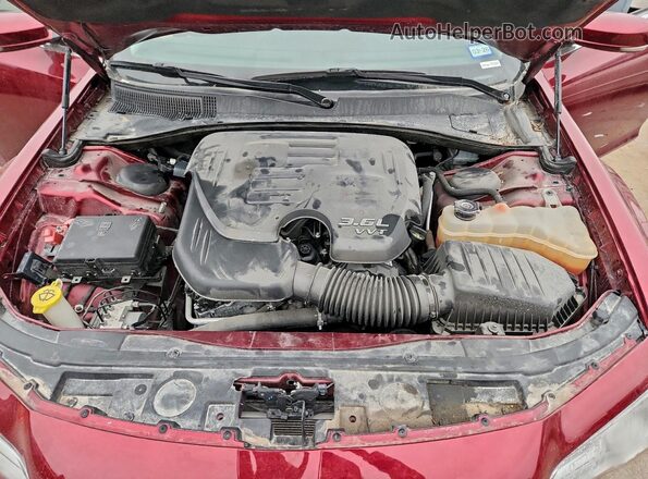 2C3CCAAG6MH515791 2021 CHRYSLER 300 Burgundy Вид підкапотного простору