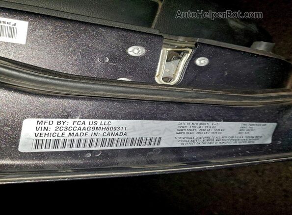 2C3CCAAG9MH609311 2021 CHRYSLER 300 Gray 