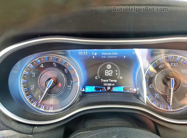 2C3CCAAGXNH107585 2022 CHRYSLER 300 Белый Вид щитка приборов
