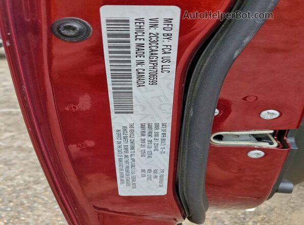 2C3CCAAGXPH706599 2023 CHRYSLER 300 Maroon Engine compartment view