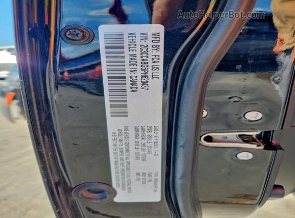 2C3CCABG5PH620437 2023 CHRYSLER 300 Black Engine compartment view