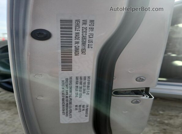 2C3CCABG8NH116347 2022 CHRYSLER 300 Серебряный Вид подкапотного пространства