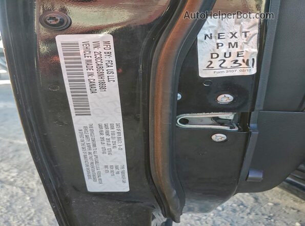 2C3CCABG8NH186981 2022 CHRYSLER 300 Черный Вид наклейки с VIN-кодом