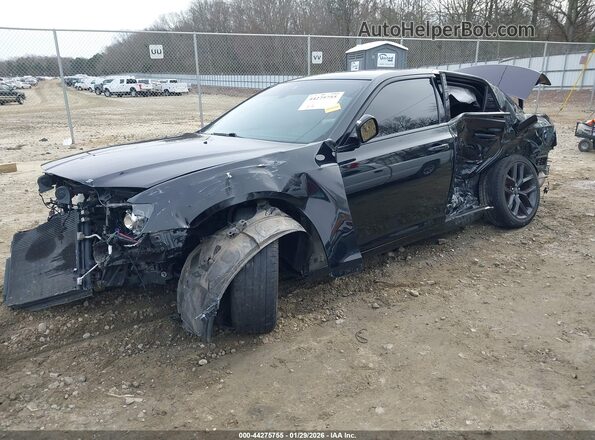2C3CCABG9MH549707 2021 CHRYSLER 300 Черный Передняя левая четверть