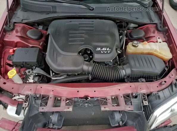 2C3CCAKG2LH112288 2020 CHRYSLER 300 Burgundy Вид задньої частини салону