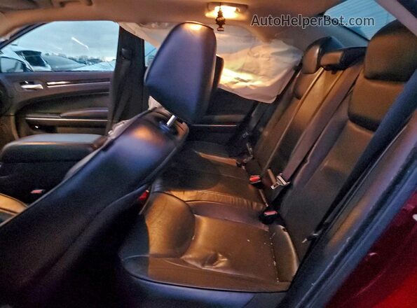 2C3CCAKG2LH112288 2020 CHRYSLER 300 Burgundy Вид задніх сидінь