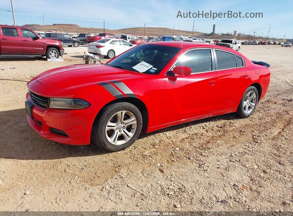 2C3CDXBG0JH180344 2018 DODGE CHARGER Red Front left