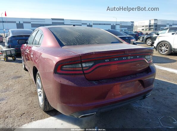 2C3CDXBG1JH114403 2018 DODGE CHARGER Красный Задняя левая четверть