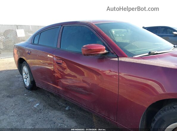 2C3CDXBG1JH114403 2018 DODGE CHARGER Красный Вид спереди