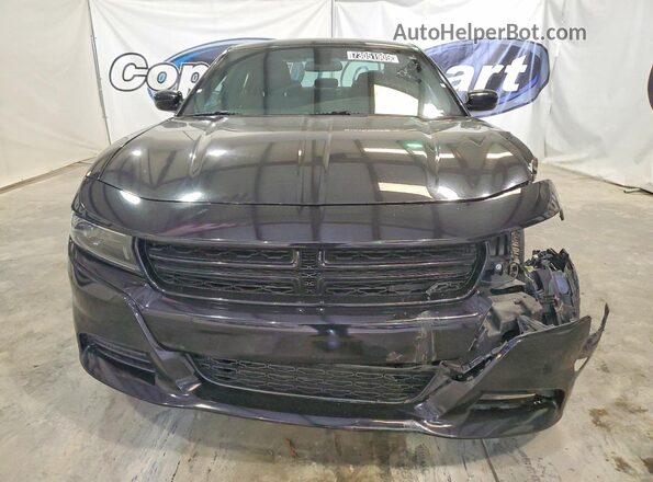 2C3CDXBG2NH149568 2022 DODGE CHARGER Black Front view