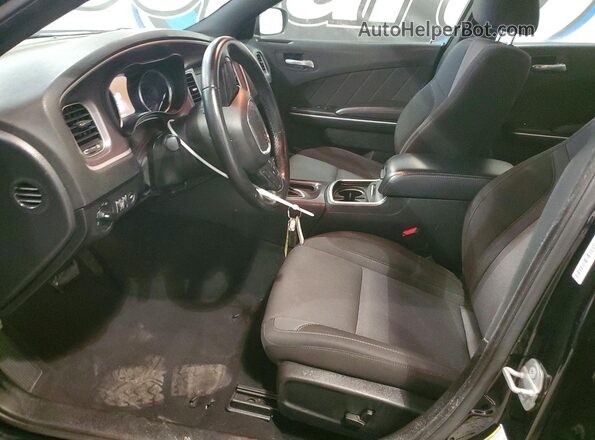 2C3CDXBG2NH149568 2022 DODGE CHARGER Black Front interior view