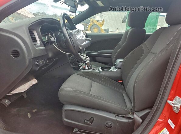 2C3CDXBG2NH234572 2022 DODGE CHARGER Red Вид салону спереду