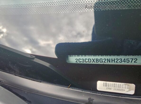 2C3CDXBG2NH234572 2022 DODGE CHARGER Red Вид підкапотного простору
