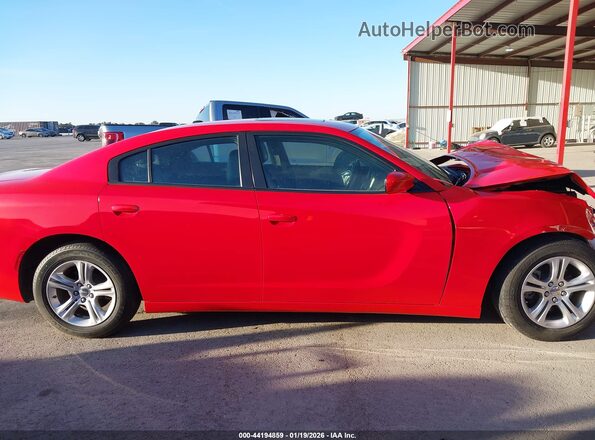 2C3CDXBG5NH145241 2022 DODGE CHARGER Red Սալոնի հետևի տեսք