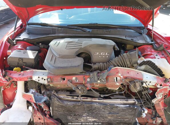 2C3CDXBG5NH145241 2022 DODGE CHARGER Red Հետևի տեսք